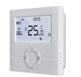 WiFi grindinio šildymo termostatas V30i vandeniu šildomoms grindims - Balta