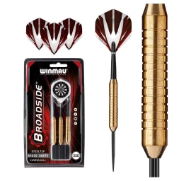 Winmau strėlytės  Broadside Steel-tip Brass 22g