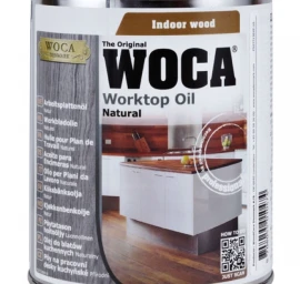 WOCA virtuvės stalviršių, baldų alyva 0.75 l (vidaus naudojimui)