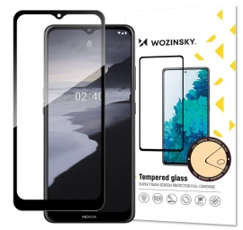 Wozinsky Itin Patvarus Grūdintas Stiklas, Skirtas Visam Ekranui Su Rėmeliu nokia 2.4, Juodas
