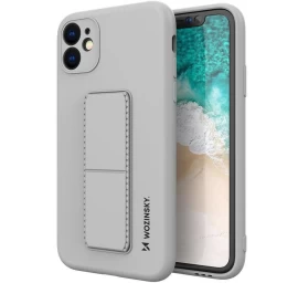 Wozinsky Kickstand Case Silikoninis Dėklas Iphone 11 Pro Max Pilkas