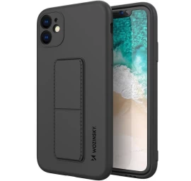 Wozinsky Kickstand Case Silikoninis Dėklas Iphone 12 Pro Max Black