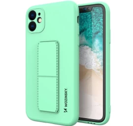 Wozinsky Kickstand Case Silikoninis Dėklas Iphone 12 Pro Mėtų Spalvos