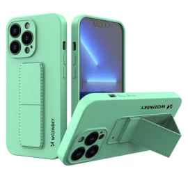 Wozinsky Kickstand Silikoninis Dėklas Iphone 13 Mėtų Spalvos