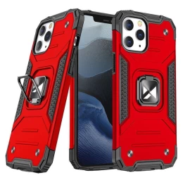 Wozinsky Ring Armor Dėklas Iphone 14 Pro Max šarvuotas Dėklas Magnetinis Laikiklis žiedas Raudonas Wozinsky Ring Armor Dėklas Iphone 14 Pro Max šarvuotas Dėklas Magnetinis Laikiklis žiedas Raudonas