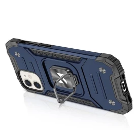 Wozinsky Ring Armor Iphone 14 Plus šarvuotas Dėklas Su Magnetiniu Laikikliu žiedas Mėlynas