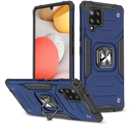 Wozinsky Ring Armor šarvuotas Hibridinis Dėklas + Magnetinis Laikiklis Samsung Galaxy A42 5g Mėlynas Wozinsky Ring Armor šarvuotas Hibridinis Dėklas + Magnetinis Laikiklis Samsung Galaxy A42 5g Mėlynas