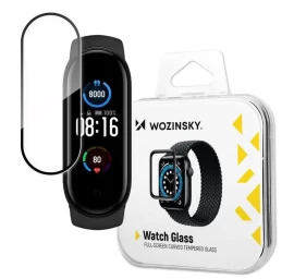 Wozinsky Watch Glass Hibridinis Stiklas Xiaomi Mi Band 5 Juodas