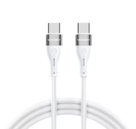 Wozinsky Wstcc1 Usb-c / Usb-c Pd 65w Kabelis 1 M - Baltas