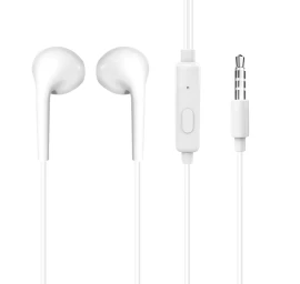 X10s Mini Jack 3,5 Mm 1,15 M Ilgio Laidinės Ausinės į Ausis - Baltos Spalvos