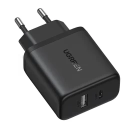 X227 Gan Gan Usb-a Usb-c 20 W Tinklo įkroviklis - Juodas