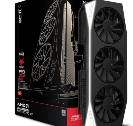 xfx Mercury Rx 9070xt Gaming Led 16gb Vaizdo Plokštė (rx-97tmercb9)