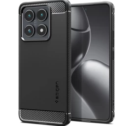 xiaomi 14t Pro Rugged Armor Dėklas - Matinės Juodos Spalvos