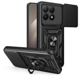 xiaomi 15t Camshield Pro Dėklas Su Objektyvo Dangteliu, Skirtas xiaomi 15t Camshield Pro - Juodas