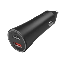 Xiaomi CC06ZM Mi 37W Dual-Port Automobilinis įkroviklis, Juoda