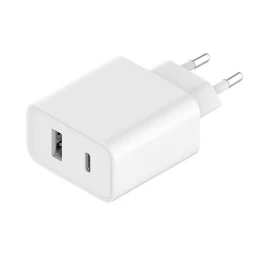 xiaomi Kelioninis įkroviklis Combo Usb / Usb-c 33w Pd Greitasis įkroviklis, Baltas