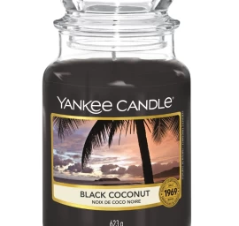 Yankee Candle, Black Coconut, Kvapioji žvakė, 623 G (vokietijos Produktai).