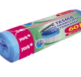 Yor, šiukšlių Maišai Su Juosta 60l, 10 Vnt.