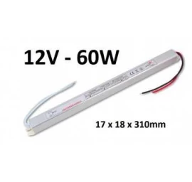 Ypač siauras 60W - 12V - LED maitinimo šaltinis