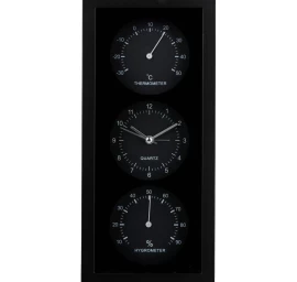 žadintuvas Higrometras 26x5x12cm Articasa Black