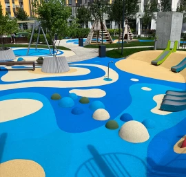 Liejamos guminės dangos EPDM įrengimas