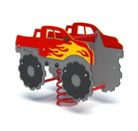 Žaidimų aikštelė - MONSTER TRUCK spyruoklinis rokeris