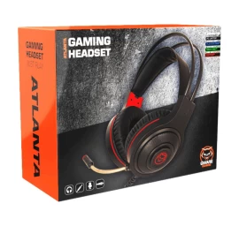Žaidimų Ausinės qware gaming atlanta headset, raudona