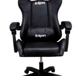 žaidimų Fotelis K3 R-sport Black žaidėjams + Masažuoklis