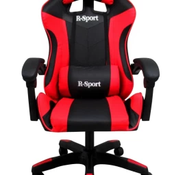 žaidimų Fotelis K3 R-sport Red &amp; Black žaidėjams + Masažuoklis