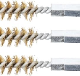 Žalvariniai šepečiai vamzdeliams | 10 mm | 6,3 mm (1/4) | 3 vnt. (3078-10-M)