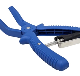 Žarnų užspaudimo replės lenktos su fiksavimo mechanizmu | 220 mm (SK9274S)