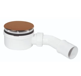 Žemas dušo padėklo sifonas su viršutinio valymo funkcija, auksinis, HC2730LGPN-PB