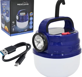 žibintuvėlis Stovyklavietės įkrovimo Usb Ir Saulės Redcliffs