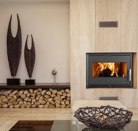 Židinio įdėklas Thorma Landscape, 11,5kW, malkinis
