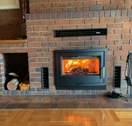 Židinio įdėklas Thorma Livorno, 11,5kW, malkinis