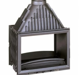 Židinio kasetė INVICTA 700 su dviem fasadais, 14kW
