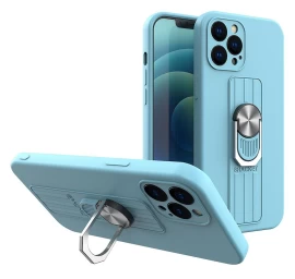 žiedinis Dėklas Silikoninė įmautė Su Pirštų Laikikliu Ir Stovu iphone 13 Pro šviesiai Mėlyna žiedinis Dėklas Silikoninė įmautė Su Pirštų Laikikliu Ir Stovu iphone 13 Pro šviesiai Mėlyna