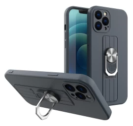 žiedinis Silikoninis Dėklas Su Pirštų Laikikliu Ir Stovu, Skirtas samsung Galaxy A32 5g, Tamsiai Mėlynas žiedinis Silikoninis Dėklas Su Pirštų Laikikliu Ir Stovu, Skirtas samsung Galaxy A32 5g, Tamsiai Mėlynas