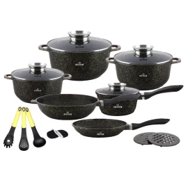 Zilner puodų rinkinys 17 dalių, ZL-7215