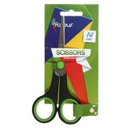 Žirklės Forpus, 14cm, gumuotos