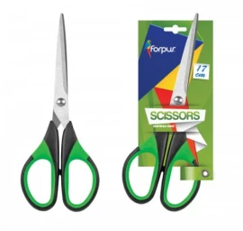 Žirklės Forpus, 17cm, gumuotos