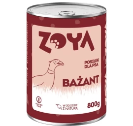 ZOYA Pheasant - wet dog food - 800g