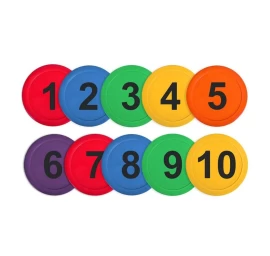 Žymėjimo diskeliai su numeracija VINEX (nuo 1 iki 10)