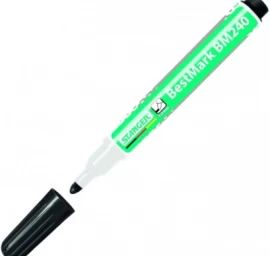 Žymeklis baltai lentai Stanger BM240, 1-3 mm, apvali galvutė, juodas 1 vnt.