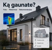 Plokščių stogų ir fasadų pratekėjimų diagnostika