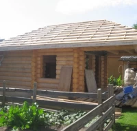 Rastinės pirtys, terasos, namai