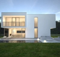Modernus namo projektas Baltas namas
