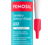 Silikonizuotas sanitarinis akrilas PENOSIL Sanitary SilAcryl Elastic 633