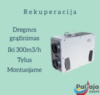 Rekuperatorius iZZi 302ERV (grąžinantis drėgmę)