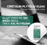 CRISTALIN SuperElastic kristalizuojantys geliniai plytelių klijai su trasu